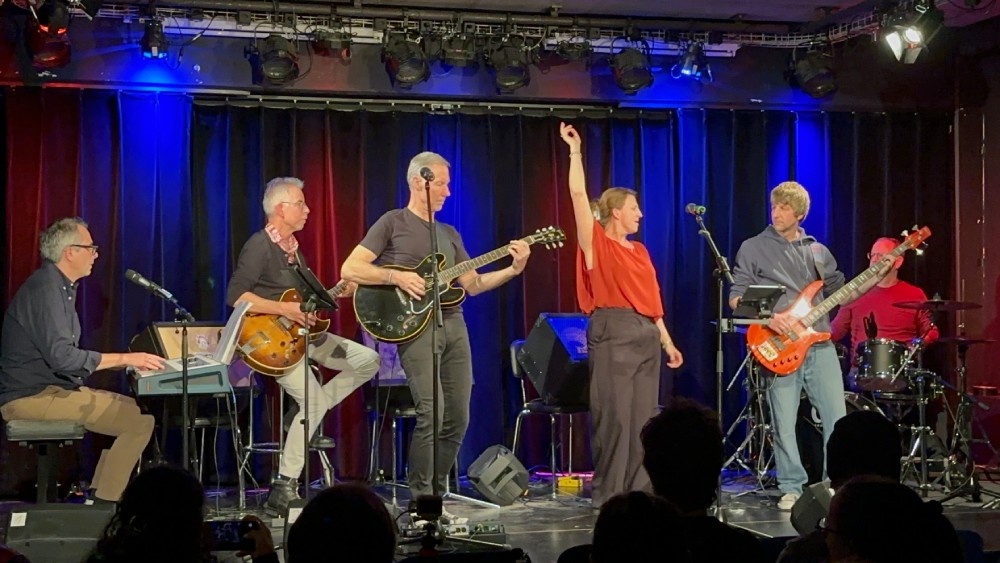 Bands on stage